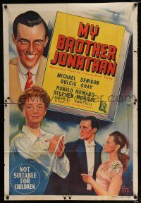 1y605 MY BROTHER JONATHAN Aust 1sh '48 Michael Denison, Dulcie Gray, Ronald Howard