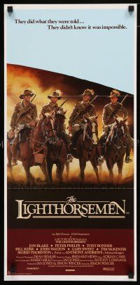 1y804 LIGHTHORSEMEN Aust daybill '87 Australia in WWI!, Peter Phelps, Nick Waters, Clinton art!