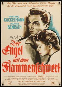 1y327 DER ENGEL MIT DEM FLAMMENSCHWERT German '54 too close siblings Gertrud Kuckelmann & Benrath!