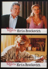 1y229 ERIN BROCKOVICH set of 8 German LCs '00 Albert Finney, Julia Roberts, Steven Soderbergh!