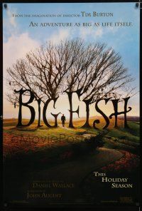 1z129 BIG FISH teaser DS 1sh '03 Tim Burton, Ewan McGregor, Albert Finney, Helena Bonham Carter!