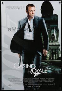 1z163 CASINO ROYALE int'l advance DS 1sh '06 Daniel Craig as James Bond, Eva Green, Mads Mikkelsen!