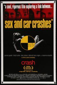 1z188 CRASH 1sh '96 David Cronenberg, James Spader, sexy Deborah Kara Unger!