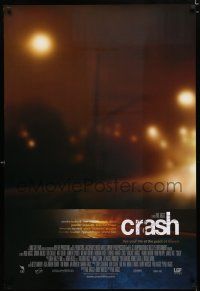 1z187 CRASH int'l DS 1sh '04 Don Cheadle, Sandra Bullock, Matt Dillon!