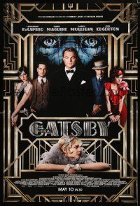 1z336 GREAT GATSBY int'l advance DS 1sh '13 Leonardo DiCaprio, Carey Mulligan, Isla Fisher!