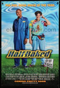 1z346 HALF BAKED advance DS 1sh '97 Dave Chappelle, Jim Breuer, Harland Williams, marijuana comedy!