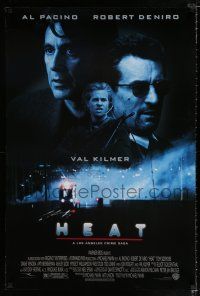 1z359 HEAT DS 1sh '95 Al Pacino, Robert De Niro, Val Kilmer