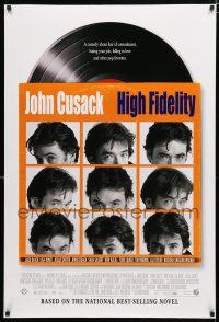 1z369 HIGH FIDELITY DS 1sh '00 John Cusack, great record album & sleeve design!