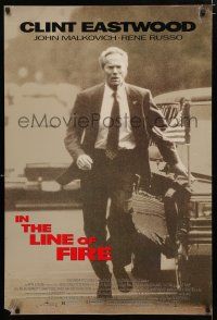 1z391 IN THE LINE OF FIRE DS 1sh '93 Petersen, Clint Eastwood as Secret Service bodyguard!