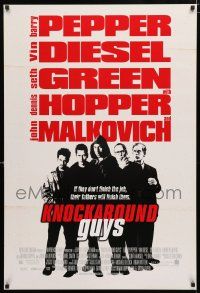 1z437 KNOCKAROUND GUYS 1sh '02 Seth Green, Vin Diesel, Dennis Hopper & John Malkovich!