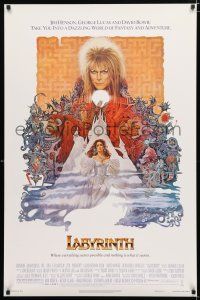 1z440 LABYRINTH 1sh '86 Jim Henson, art of David Bowie & Jennifer Connelly by Ted CoConis!