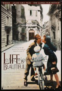 1z463 LIFE IS BEAUTIFUL DS 1sh '98 Roberto Benigni's La Vita e bella, Nicoletta Braschi