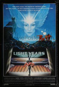 1z465 LIGHT YEARS 1sh '86 Rene Laloux & Harvey Weinstein's Gandahar, written by Isaac Asimov!