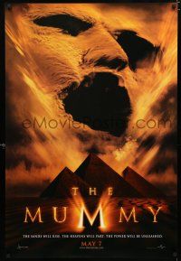 1z568 MUMMY teaser DS 1sh '99 Brendan Fraser & Rachel Weisz in Egypt, cool image of sandstorm!