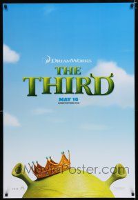 1z691 SHREK THE THIRD teaser DS 1sh '07 Mike Myers, Eddie Murphy, Cameron Diaz!