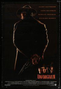 1z808 UNFORGIVEN int'l 1sh '92 classic image of gunslinger Clint Eastwood w/back turned!