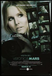 1z814 VERONICA MARS advance DS 1sh '14 close-up of sexy Kristen Bell in title role!