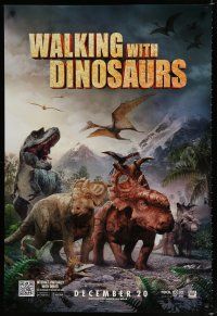 1z820 WALKING WITH DINOSAURS style B advance DS 1sh '13 cool prehistoric 3-D CGI animated adventure!