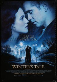 1z834 WINTER'S TALE advance DS 1sh '14 Colin Farrell, Jessica Brown Findlay, Jennifer Connelly!