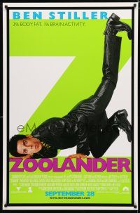 1z850 ZOOLANDER advance DS 1sh '01 Ben Stiller, Owen Wilson, Will Ferrell, absurd comedy!