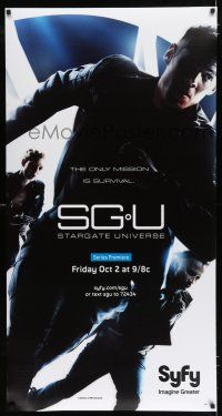 2c228 SGU STARGATE UNIVERSE phone booth tv poster '09 Robert Carlyle, Louis Ferreira!