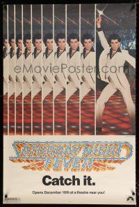 2c267 SATURDAY NIGHT FEVER half subway '77 best multiple image of disco dancer John Travolta!