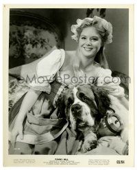 2d355 FANNY HILL 8x10 still '65 Russ Meyer, sexy Christiane Schmidtmer with huge St. Bernard dog!