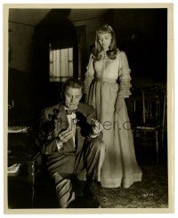 2d411 GLASS MENAGERIE 8x10 still '50 Jane Wyman looks at Kirk Douglas with broken glass unicorn!