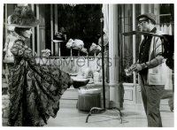 2d451 HELLO DOLLY candid 7x9.5 still '69 Barbra Streisand rehearses dance with director Gene Kelly!