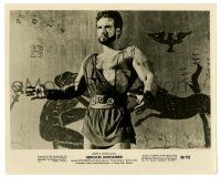 2d456 HERCULES UNCHAINED 8.25x10 still '60 best close portrait of strongman Steve Reeves!