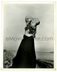 2d626 MARIE LILJEDAHAL 8x10.25 still '69 topless Swedish actress in love cult ritual in Eugenie!