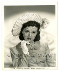 2d720 PAULETTE GODDARD deluxe 8.25x10 still '40 wearing sophisticated veiled hat in Ghost Breakers!