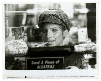 2d966 WHAT'S UP DOC 8.25x10 still '72 Barbra Streisand looking at a piece of Alcatraz in shop!