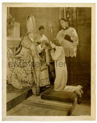 2d971 WHITE SISTER 8x10.25 still '23 great image of nun Lillian Gish kneeling before Archbishop!