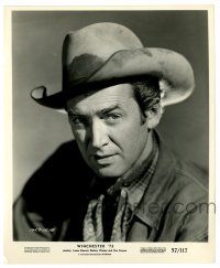 2d979 WINCHESTER '73 8.25x10 still R57 best head & shoulders portrait of cowboy James Stewart!