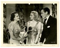 2d989 WOMAN AGAINST WOMAN 8x10 key book still '38 Mary Astor, Herbert Marshall, & Virginia Bruce!