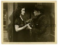 2d990 WOMAN IN THE WINDOW 8x10.25 still '44 Fritz Lang, c/u of Edward G. Robinson & Joan Bennett!