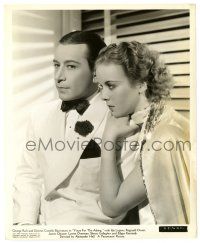 2d996 YOURS FOR THE ASKING 8.25x10 still '36 great c/u of George Raft & sexy young Ida Lupino!