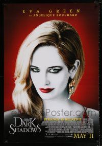 2f211 DARK SHADOWS advance 1sh '12 sexy Eva Green as Angelique Bouchard, rare!