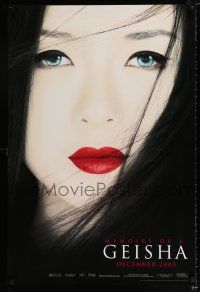 2f509 MEMOIRS OF A GEISHA teaser 1sh '05 Rob Marshall, great close up of pretty Ziyi Zhang!