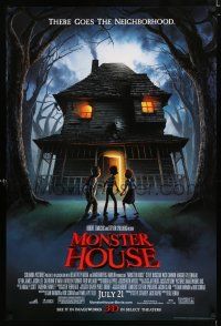 2f527 MONSTER HOUSE advance DS 1sh '06 there goes the neighborhood, see it in 3-D!