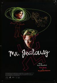 2f538 MR. JEALOUSY 1sh '97 cool art & image of Eric Stoltz & sexy Annabella Sciorra!