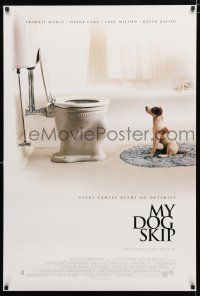 2f546 MY DOG SKIP DS 1sh '00 Frankie Muniz, Diane Lane, cute image of dog!