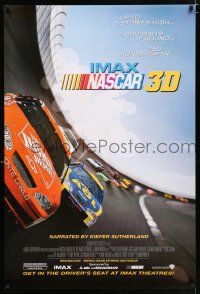 2f552 NASCAR 3D DS 1sh '04 cool image of NASCAR stock cars racing down speedway!