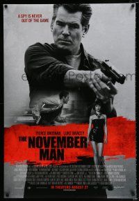 2f566 NOVEMBER MAN advance DS 1sh '14 Pierce Brosnan, Luke Bracey, sexy Olga Kurylenko!