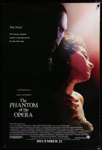 2f594 PHANTOM OF THE OPERA advance DS 1sh '04 Joel Schumacher, Gerard Butler, Emmy Rossum