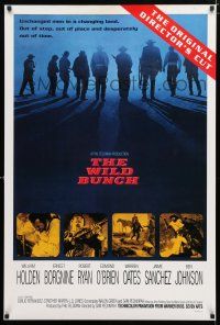 2f830 WILD BUNCH 1sh R95 Sam Peckinpah cowboy classic, William Holden & Ernest Borgnine!