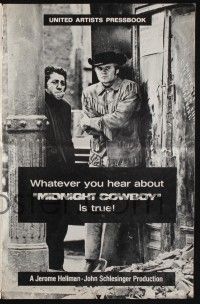 2g604 MIDNIGHT COWBOY pressbook '69 Dustin Hoffman, Jon Voight, John Schlesinger classic!