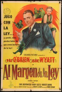 2j432 CRIMINAL LAWYER Argentinean '55 Bloise art of alcoholic Pat O'Brien & sexy Jane Wyatt!