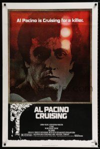 2m184 CRUISING 1sh '80 William Friedkin, undercover cop Al Pacino pretends to be gay!